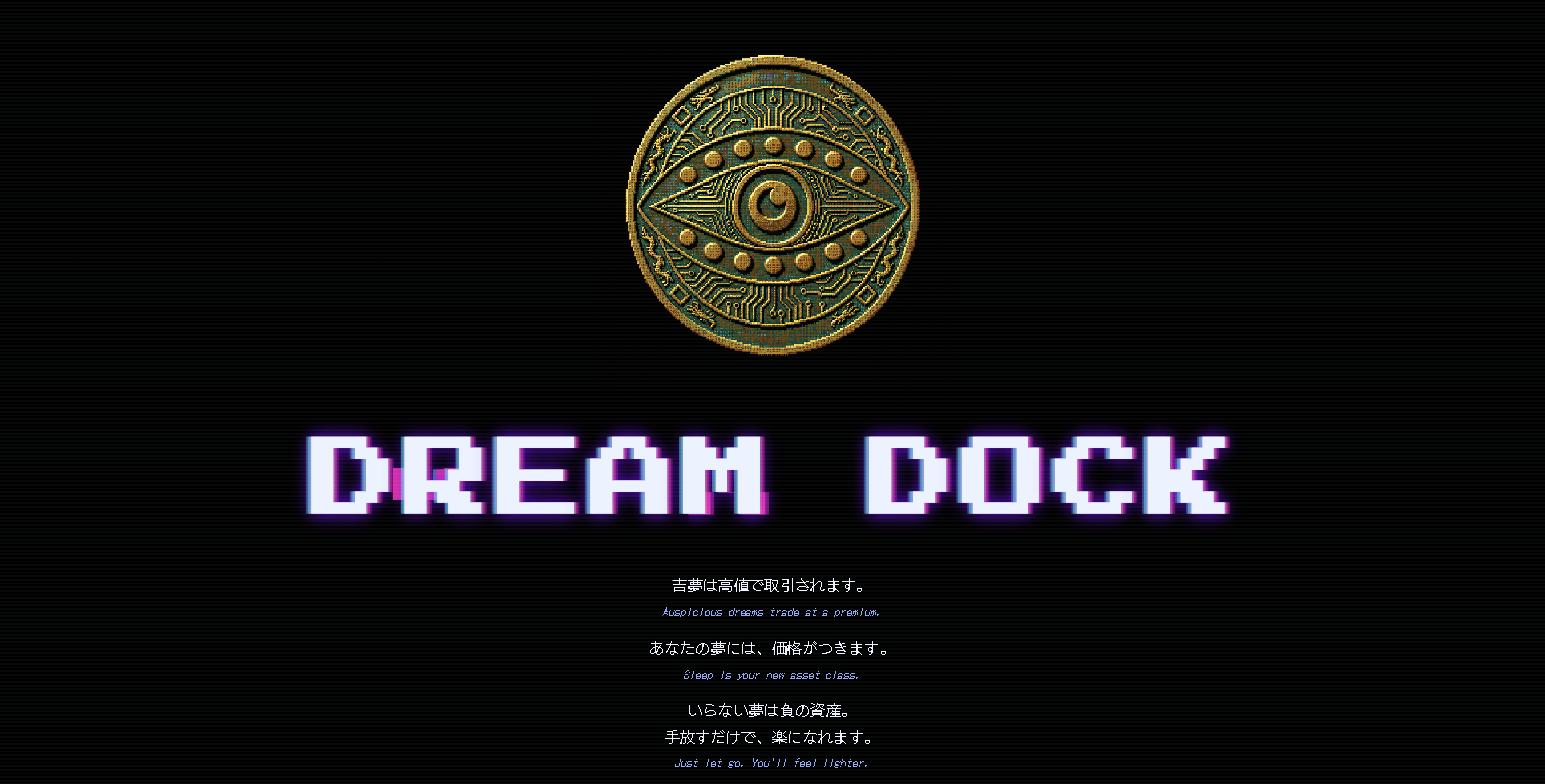 Dream Dock title card